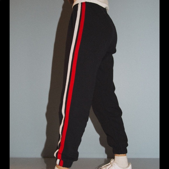 Brandy Melville Pants - striped Brandy Melville sweatpants
